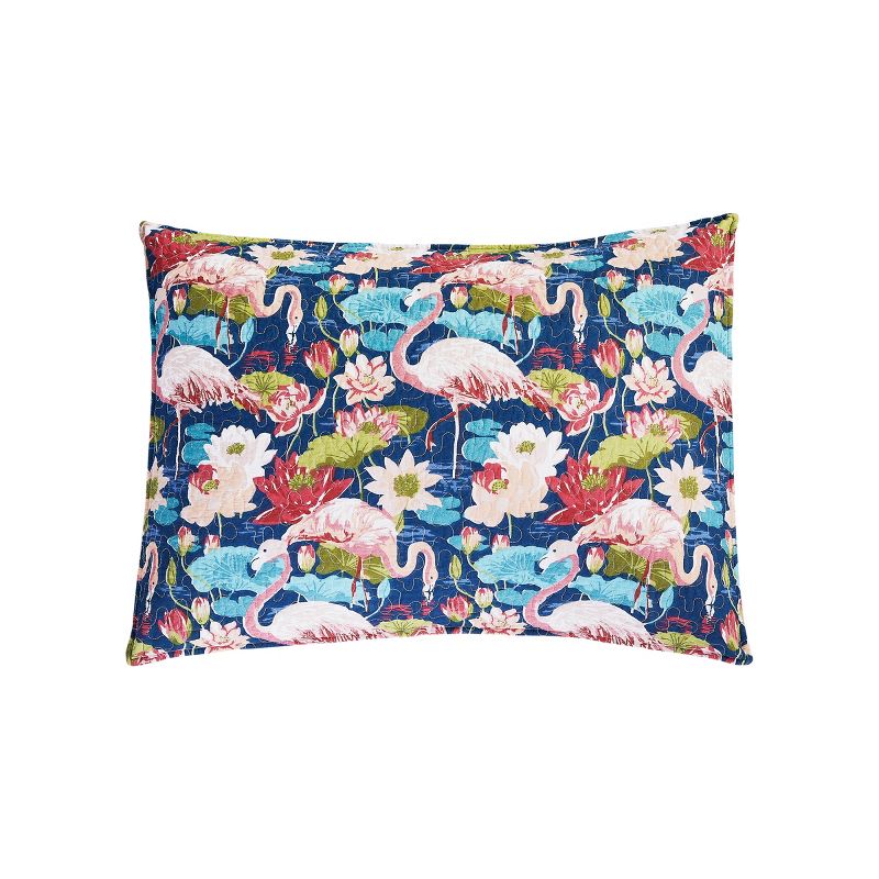 C&F Home Flamingo Lagoon Cotton Quilt Set - Reversible and Machine Washable, 5 of 10