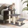 Tangkula 2-in-1 Cat Tree Tower Pet Steps w/ Scratching Posts Hanging Toy Ball Perch - 3 of 4