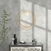 Spassway 26" x 26" Versatile Decorative Mirror Wall Art for Bathroom Living Room Bedroom Entryway Office Home and Office Decor Gold/Black Available - 3 of 4