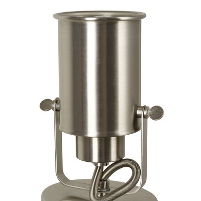 6" Silver Adjustable Spotlight Desk or Wall Mount Lamp