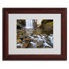 Trademark Fine Art -Pierre Leclerc 'Looking Glass Falls' Matted Framed Art - 3 of 3