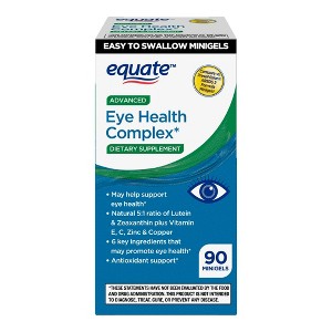 Equate Advanced Eye Health Complex Minigels Dietary Supplement, 90 Count - 1 of 4