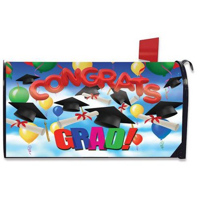 Congrats Graduation Mailbox Cover Celebrate Graduate Standard Briarwood Lane