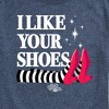 Men's - Wizard of Oz - I Like Your Shoes Ruby Slippers Short Sleeve Graphic T-Shirt - 2 of 4