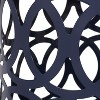 CAVINAS Outdoor Side Table with Iron Cut Design and Powder-Coated Iron Frame,Patio End Table for Courtyard,Garden,Balcony - 4 of 4