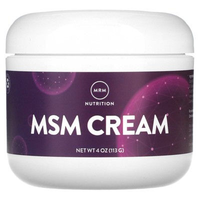 MRM Nutrition MSM Cream, 4 oz (113 g)