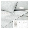 Reversible Honeycomb Waffle Garment Washed Cotton Quilt Set - Great Bay Home - 3 of 4