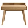 Modway Render Writing Desk Oak: Modern Style, Adult Assembly Required, Wood Frame, No Storage Features - image 4 of 4