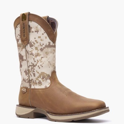 Durango Desert Camo Pull-on Western Boot, DDB0166, Brown