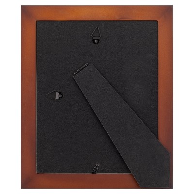 Classic 8x10 White Walnut Wood Tabletop Wall Frame