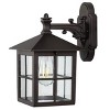 Penryn 10" Outdoor Sconce (Set of 2) - PLT4032 - Black - Safavieh - 3 of 4