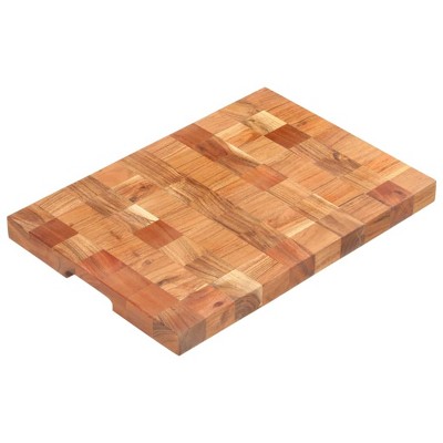 vidaXL Chopping Board 19.7 in.x13.4 in.x1.5 in. Solid Wood Acacia