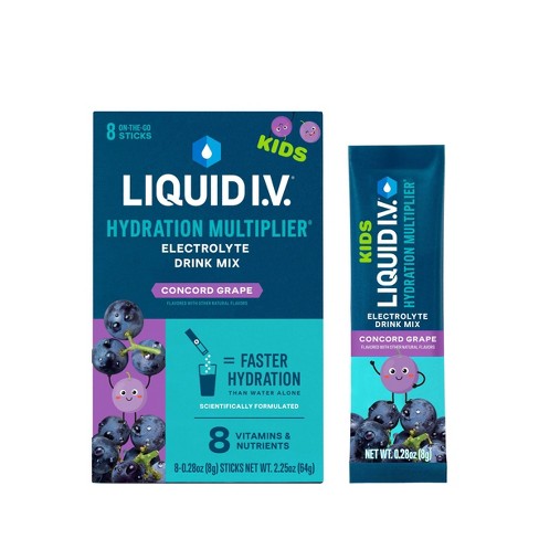 Liquid I.v. Hydration Multiplier Kids' Electrolyte Drink - Grape 