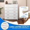 10 Drawer Dresser , Fabric Storage Tower, Organizer Unit for Room, Living Room, Hallway, Closets ,Sturdy Steel Frame, Wooden Top - 4 of 4