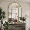 BEAUTYPEAK Arched Windowpane Mirror Bathroom Mirror Wall Mirror Mordern Mirror for Bedroom,Living room - 3 of 4