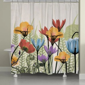 Laural Home Flowers and Ferns Shower Curtain - 1 of 1