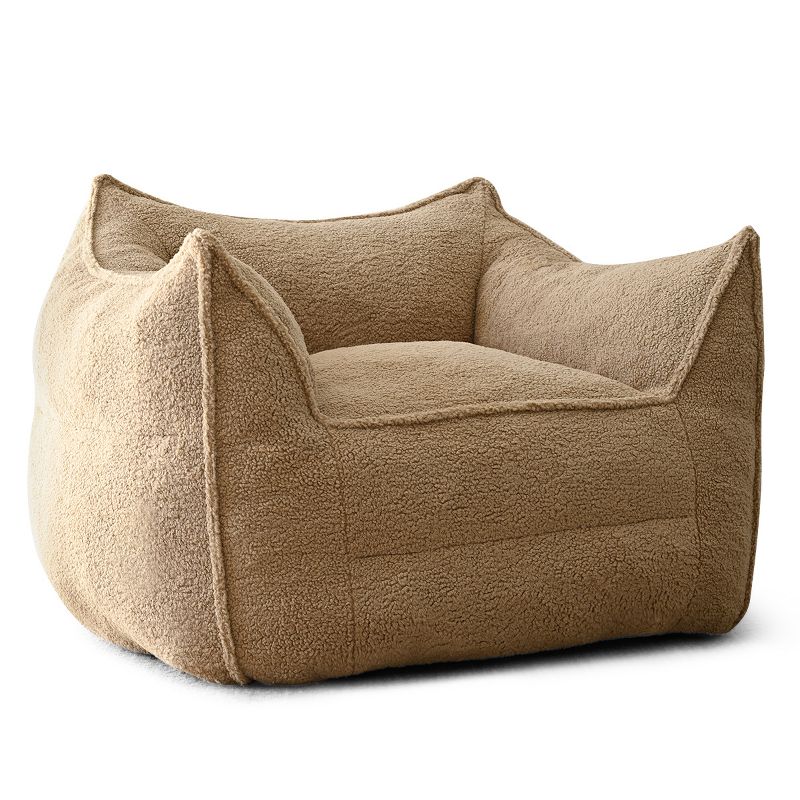 Boring Boucle Bean Bag Sofa,Upholstered Double Bean Bag Chair,Bean Bag Couch For Adults and Kids-The Pop Maison, 5 of 10