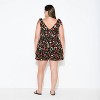 Women's Smocked Drop-Waist Mini A-Line Dress - Wild Fable™ - 3 of 3