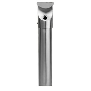 Commercial Zone Products Leafview Cigarette Receptacle Stainless Steel (712529) - 1 of 1