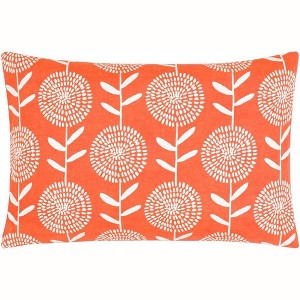 Mark & Day Mining Modern Bright Orange Throw Pillow - 1 of 3