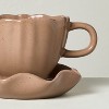 5oz Scalloped Stoneware Espresso Cup - Hearth & Hand™ with Magnolia - 3 of 3