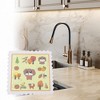 Unique Bargains Portable Dishwashing Sponge Light Yellow 1 Pc - 4 of 4