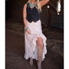 Women's Dolled Up Denim Vest - Saints & Hearts - 4 of 4