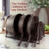 Cuisinel Pots & Pans Organizer Rack - 60 to 100-LBS Capacity, 5-Tier Matte-Black Rack - Space-Saving Kitchen Storage, 15.9" Tall. - 2 of 4
