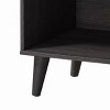 GlasFlength TV Stands and Consoles TV Console Table TV Center TV Stand with Storage Shelves for Living Room, Gray, 63"*15.2"*25.6" - 3 of 4