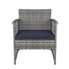 WestinTrends  4-Piece Outdoor Patio Conversation Set - 4 of 4