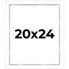 PosterPalooza | Modern Shadow Box 1" Depth White Picture Frame - UV Acrylic, Backing, Hanging Hardware - 2 of 4