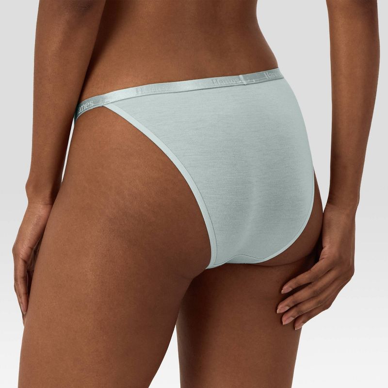 Hanes Originals Women's 3pk SuperSoft String Bikini Underwear, 5 of 6