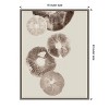 Amanti Art Mushroom 6 Light Brown by Pernille Folcarelli Canvas Wall Art Print Framed 18 x 24-in. - 4 of 4