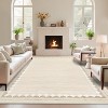 2x6 Runner Rug Washable Rugs Scalloped Border Rugs Non Slip Kitchen Runner Rug Stain Resistant Carpet - 2 of 4