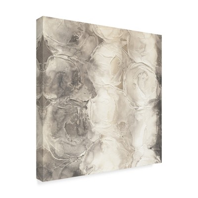 Trademark Fine Art -Chris Paschke 'Gray Circles I' Canvas Art