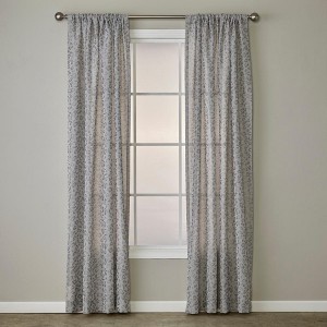 SKL Home By Saturday Knight Ltd Cheetah Spot Window Curtain Panel - Silver - 1 of 4
