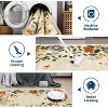 coucheta Floral Washable Area Rug, Multi-size Foldable Printed Soft Non Slip Low Pile Non-Shedding Stain-Resistant Carpet, for Living Room, Bedroom - 2 of 4