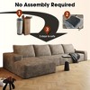 Dewdrop Cloud Sectional Couch ,Modern Modular Sofa with Deep Seat, Upholstered Couches for Living Room Bedroom,No Assembly Required - 4 of 4