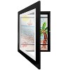 Kids Art Frame - Front opening Wall Display for Artworks - Black - 2 of 4