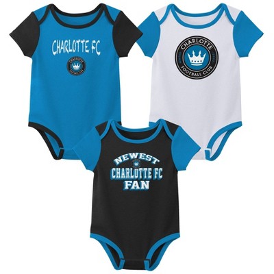 MLS Charlotte FC Infant Girls' 3pk Bodysuit