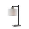 Devin Table Lamp Black - Adesso: Cement Accents, ETL Listed, Rotary Switch, 22.5" Height - 2 of 4