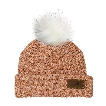 Arctic Gear Youth Winter Hat Cotton Cuff with Pom