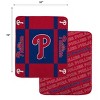 MLB Philadelphia Phillies Reverse Block Double Sided Ultra Cozy Blanket - 3 of 3