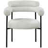 Meridian Furniture,Blake Boucle Fabric Dining Chair, Set of 2 - 3 of 4