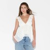 Women's Boho Lace Tank Top - Wild Fable™ - 2 of 3