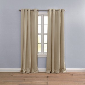 BrylaneHome BH Studio Room-Darkening Grommet Panel - 1 of 4