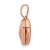 Black Bow Jewelry 14k Rose Gold 10mm Scroll Heart Locket - 2 of 4