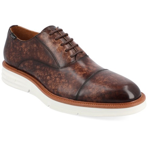 Men's Leo Oxford Dress Shoes - Goodfellow & Co™ Brown 7 : Target