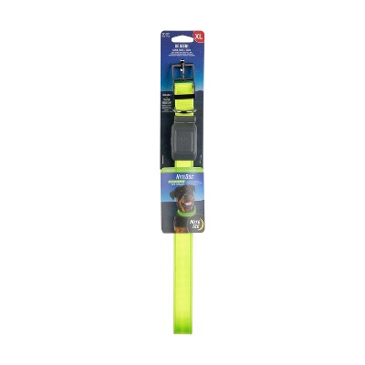 Nite Ize Nite Dog Rechargeable LED Dog Collar - XL - Lime/Green