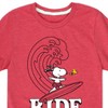 Boys' - Peanuts - Snoopy Ride Wave Short Sleeve Graphic T-Shirt - 2 of 4